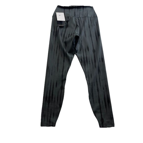 Nike One Leggings Womens Small Gray Dri-FIT Preppy Yoga Running Training Pants - Picture 1 of 11